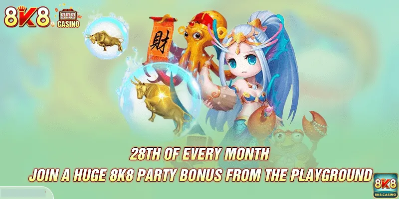 What does the 8K8 celebration prize contain?