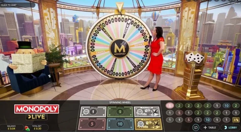 Monopoly Live by Evo turns your screen into a dazzling studio